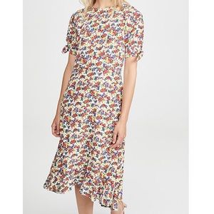 Faithful The Brand Emilia Boho Floral Midi Dress
